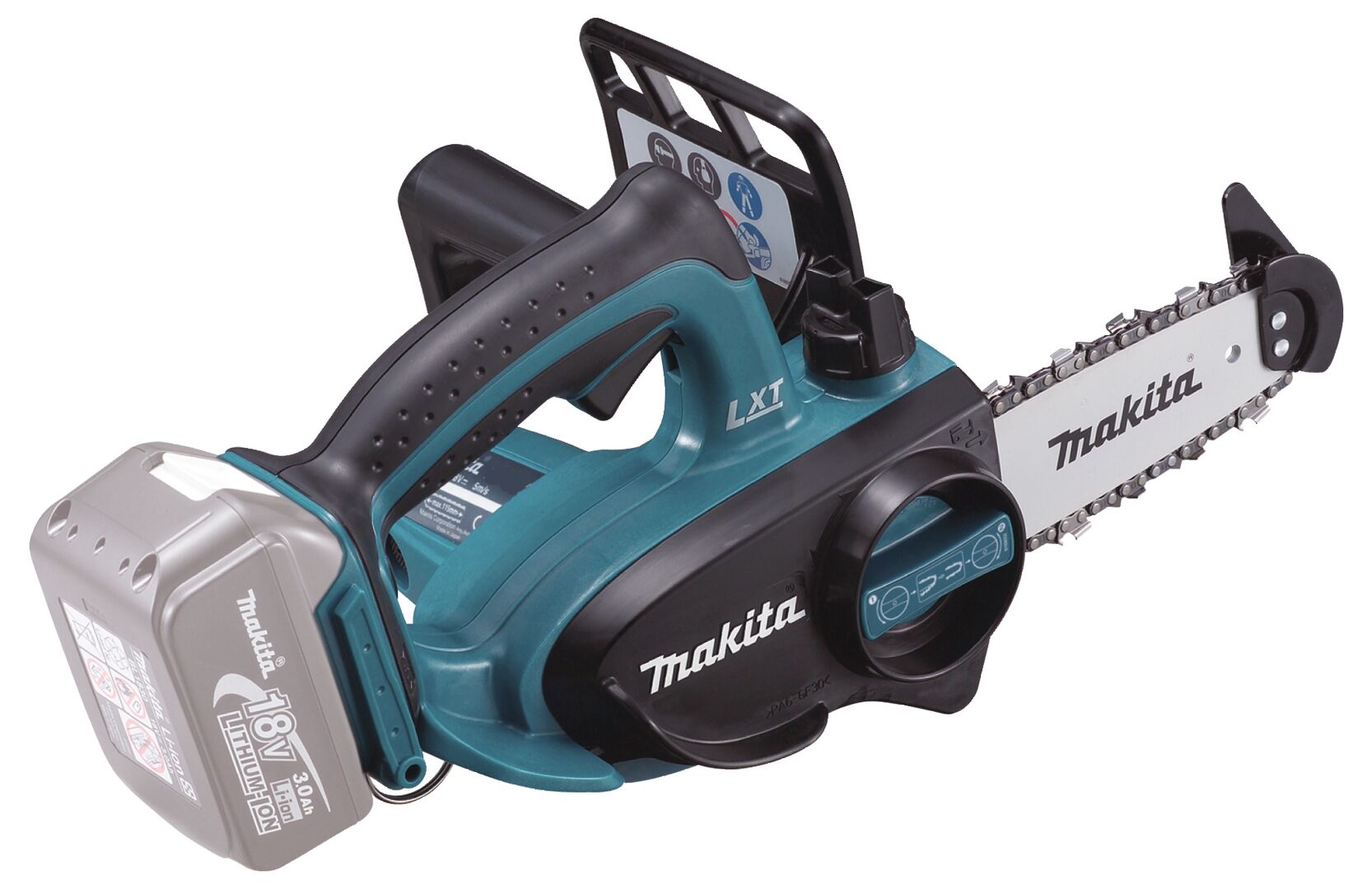 MAKITA Akku-Kettensäge DUC122Z Solo ohne Akku & Ladegerät inkl. Sägeschiene