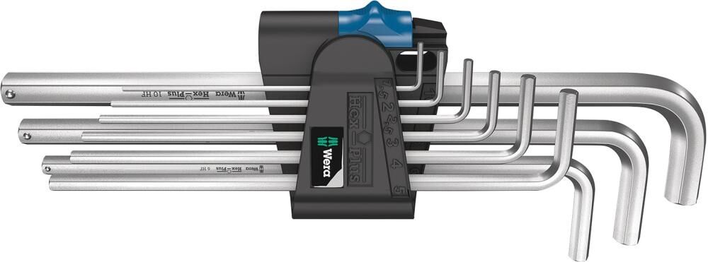 WERA Winkelschraubendreher Set sechskant 1,5-10mm Haltefunktion