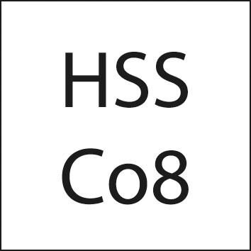 FORMAT Langlochfräser 8,50mm kurz Typ D DIN327 HSSE