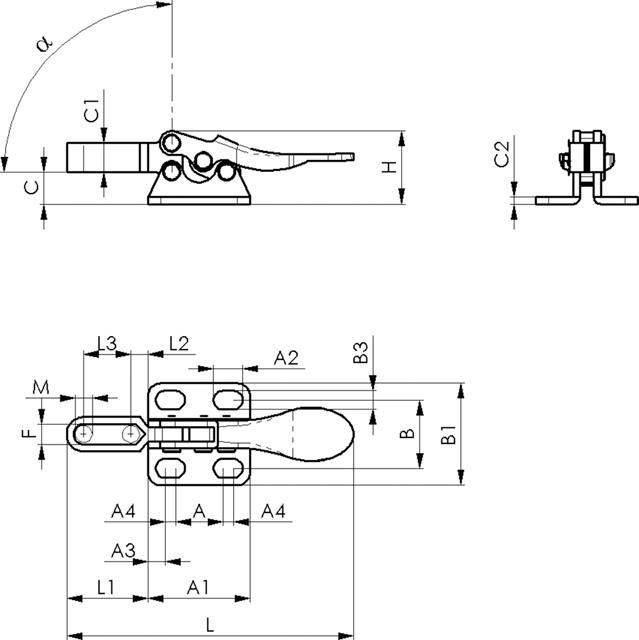 AMF Waagerechtspanner Gr. 3