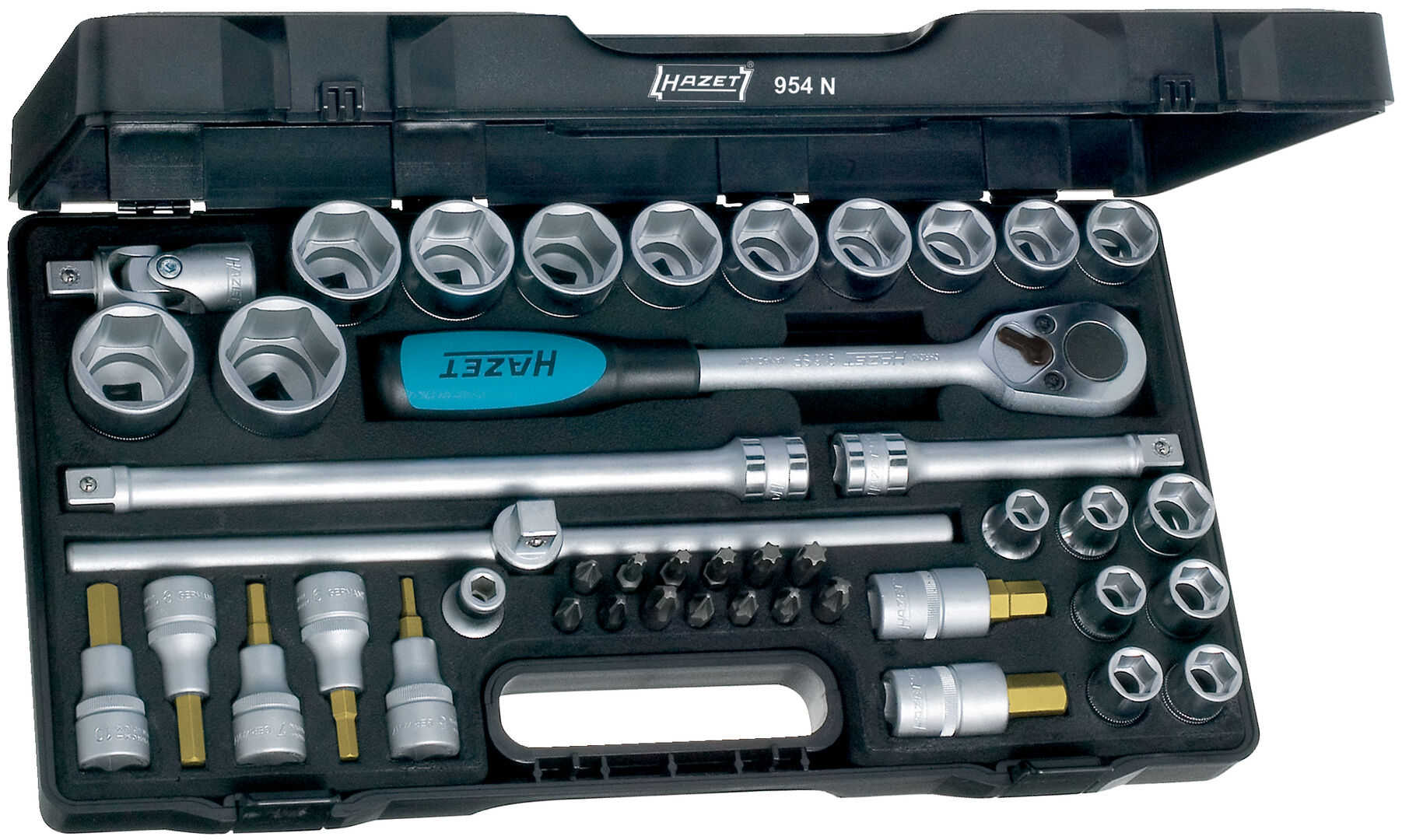 HAZET Steckschlüsselsatz 1/2" 44tlg.