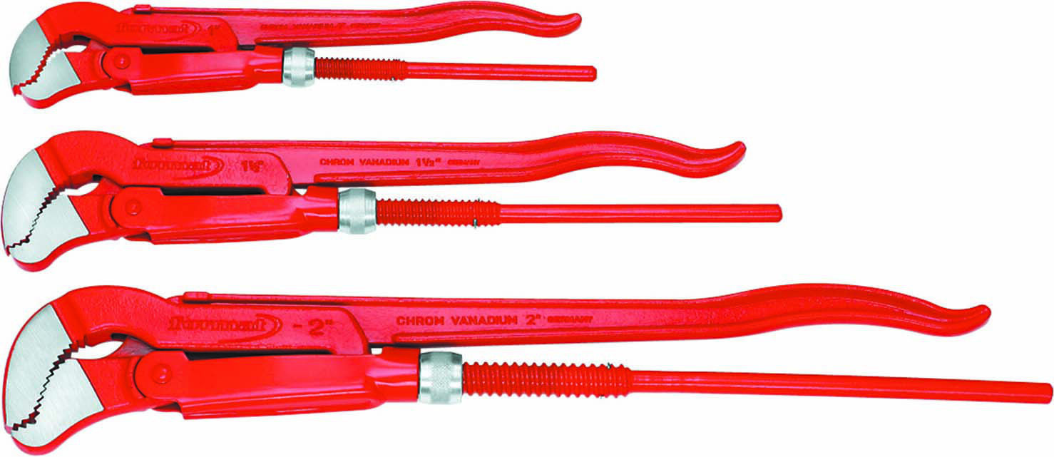FORMAT Eckrohrzangen-Set 1" -2" 3-teilig