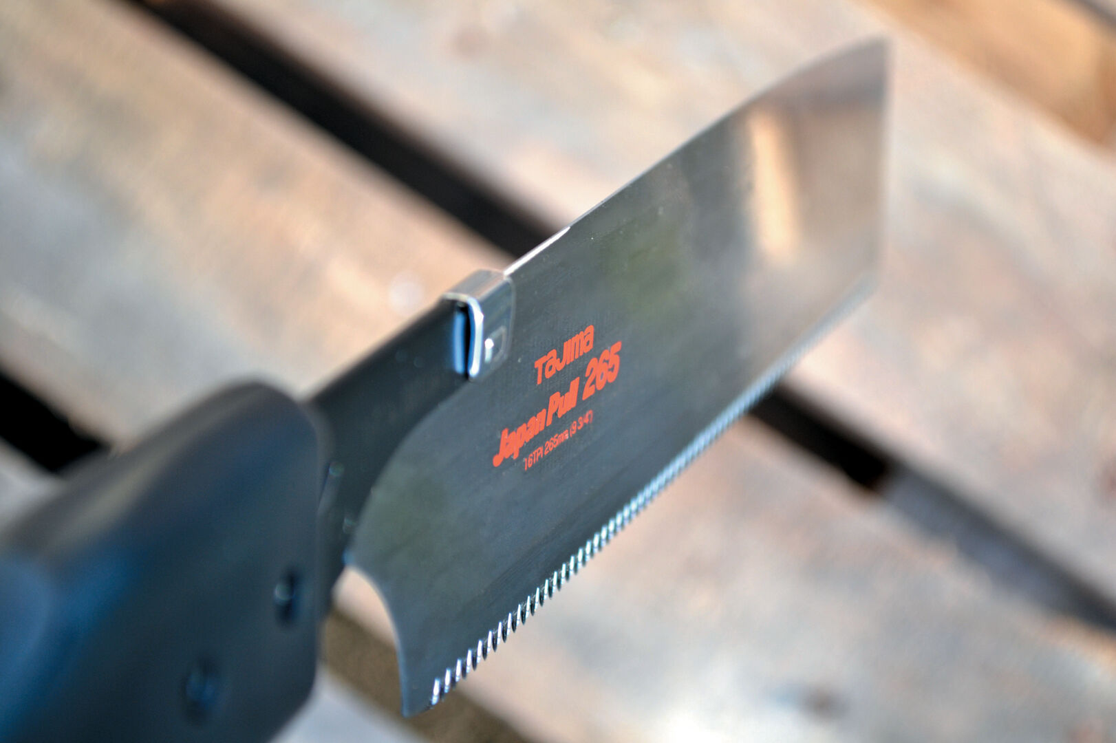 TAJIMA Zugsäge 265mm 16ZpZ. gerader gummierter Griff