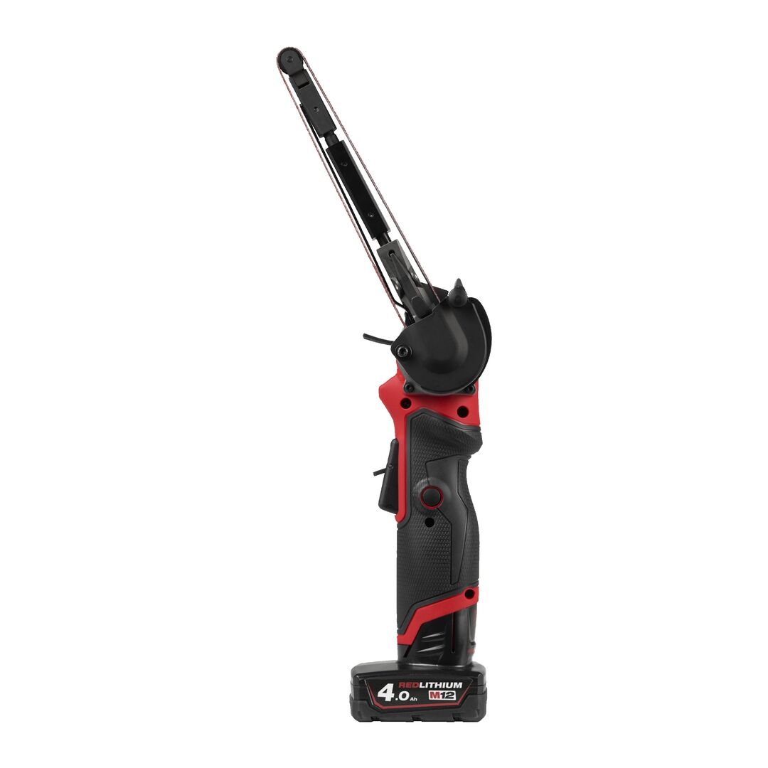 MILWAUKEE Akku-Bandfeile M12 FBF10-402B 2x12V 4Ah Ladegerät Tasche