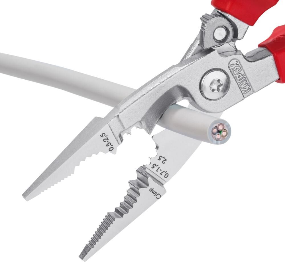 KNIPEX Elektro Installationszange 200mm VDE 13 96 200