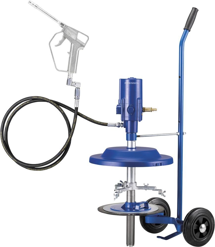 PRESSOL Druckluft-Abschmiergerät für 15kg Eimer