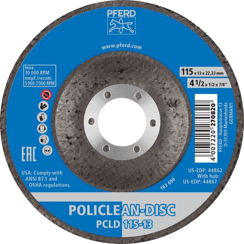 PFERD Disc Policlean PCLD 115x13mm