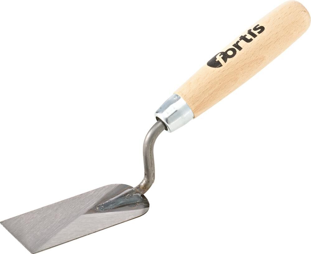 FORTIS Stukkateurspachtel 40mm Stahl gerade Hals