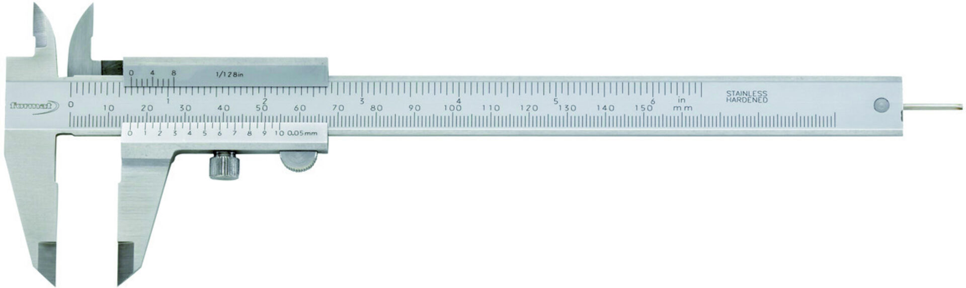 FORTIS Präzisions-Taschenmessschieber 150mm 1/50 1/1000