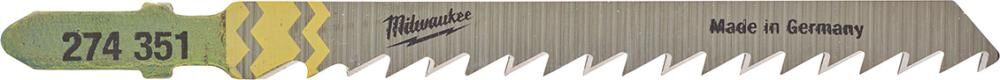 MILWAUKEE Stichsägeblatt T101D 75x4mm Holz splitterfreie Schnitte
