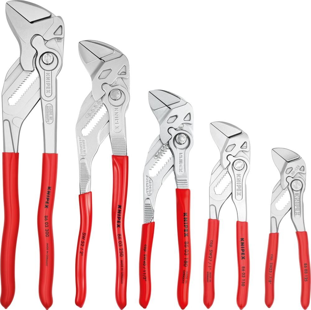 KNIPEX Zangenschlüssel Set 5-teilig 00 19 55 S4