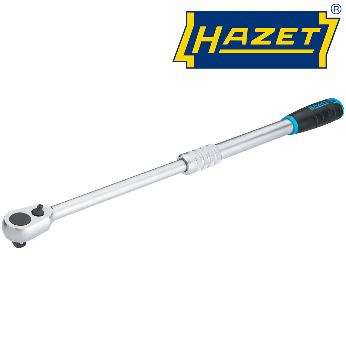 HAZET HiPer Feinzahn-Umschaltknarre 916HPLG ausziehbar 12,5mm 1/2Zoll 614mm