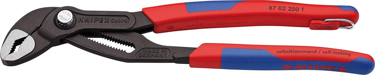 KNIPEX 87 02 250 T Cobra Hightech- Wasserpumpenzange Mehrk. atrA 250mm