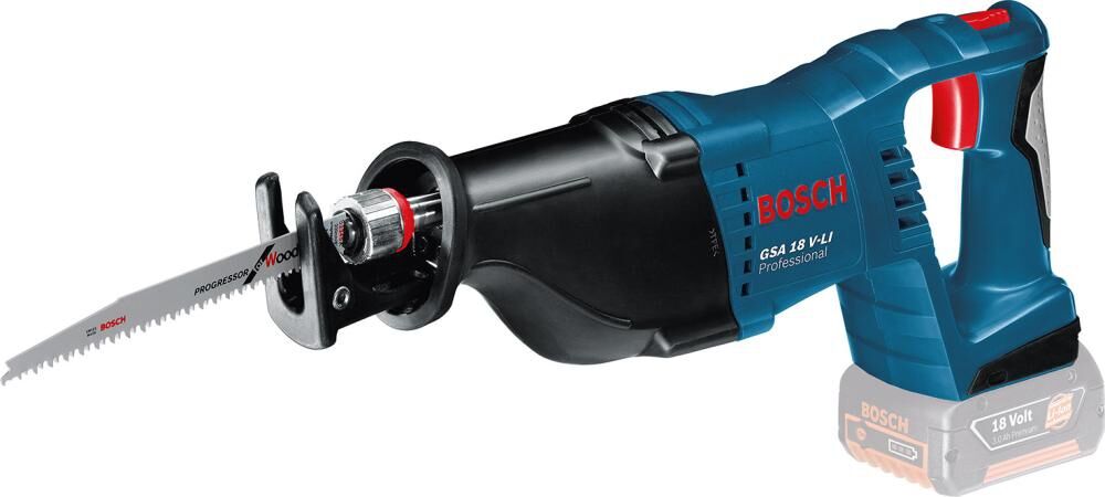 BOSCH Akku-Säbelsäge GSA 18 V-Li solo in L-BOXX