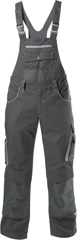 FORTIS Latzhose 24 dunkelgrau/hellgrau Gr. 54