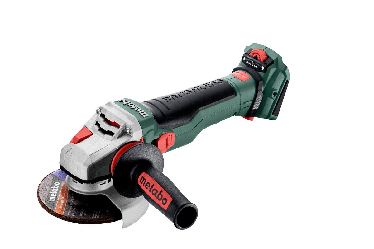 METABO Akku-Winkelschleifer WVB 18 LTX BL 15-125 Quick solo in metaBOX