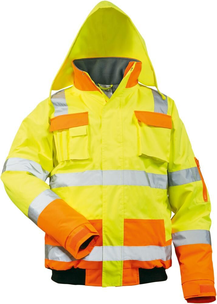 Safestyle Warnpilotenjacke Mats Gr. m gelb/orange