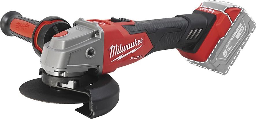 MILWAUKEE Akku-Winkelschleifer M18FSAG125X-0X ohne Akku-& Ladegerät in HD Box