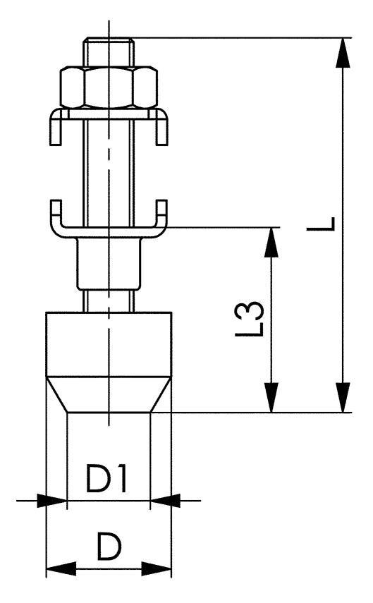 AMF Andrückschraube Gr. 0 6890 ESD
