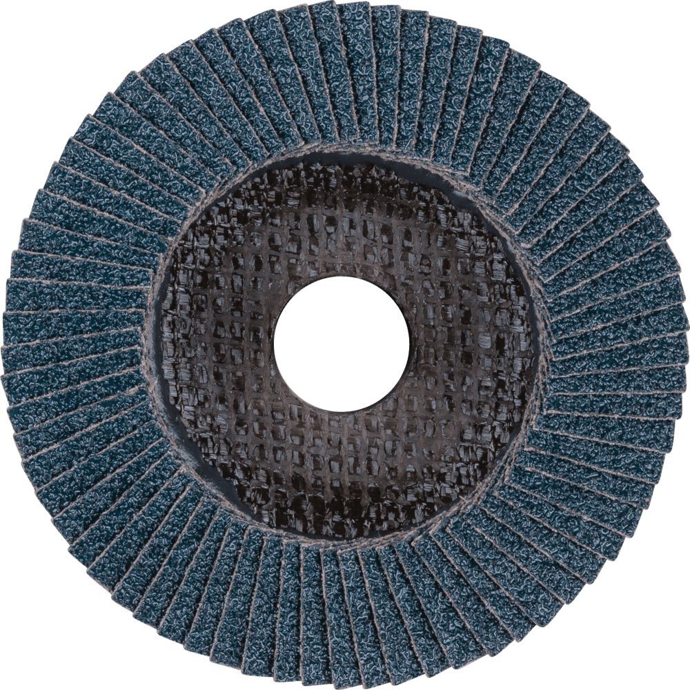 PFERD Fächerschleifscheibe konisch 115x22mm K80 Zirkonkorund