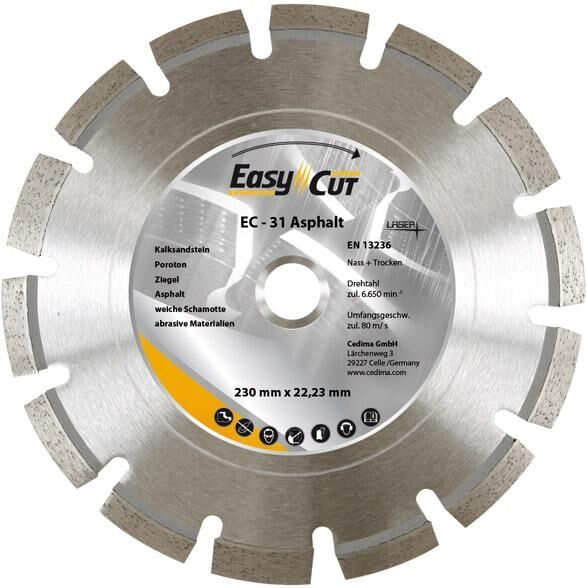 CEDIMA Diamanttrennscheibe 350x3,2x10x25,4mm EC-31