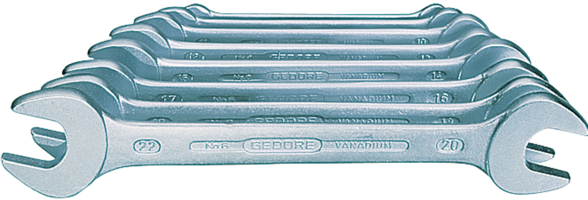 GEDORE Doppelmaulschlüssel-Set 8-teilig 6-22mm 6-8 6077380