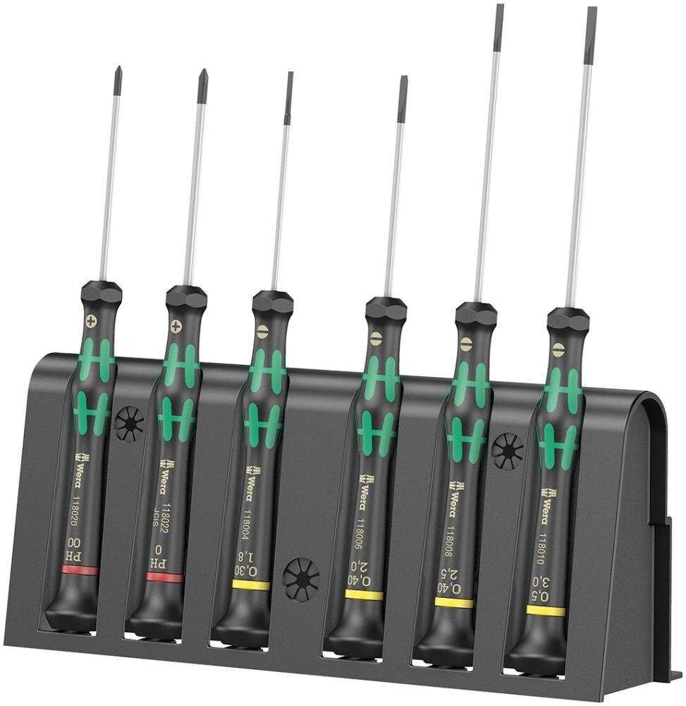 WERA Elektronik-Schraubendreher Set 6-teilig