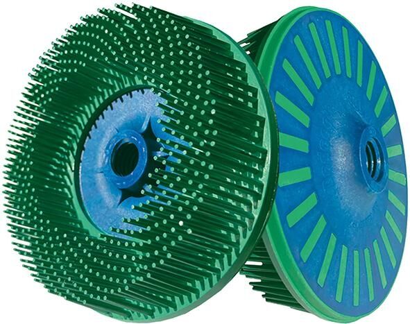 TYROLIT Radialschleifbürste M14 D 115x38mm A80 gelb