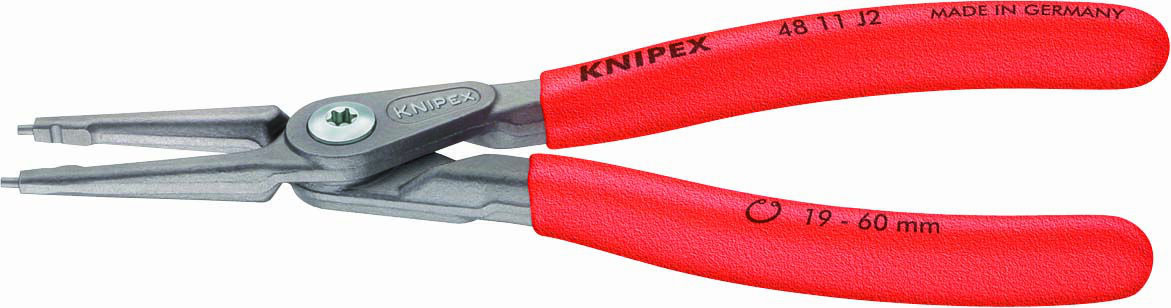 KNIPEX 48 11 J2 Präzisions- Sicherungsringzange für Innenr. in Bohr.