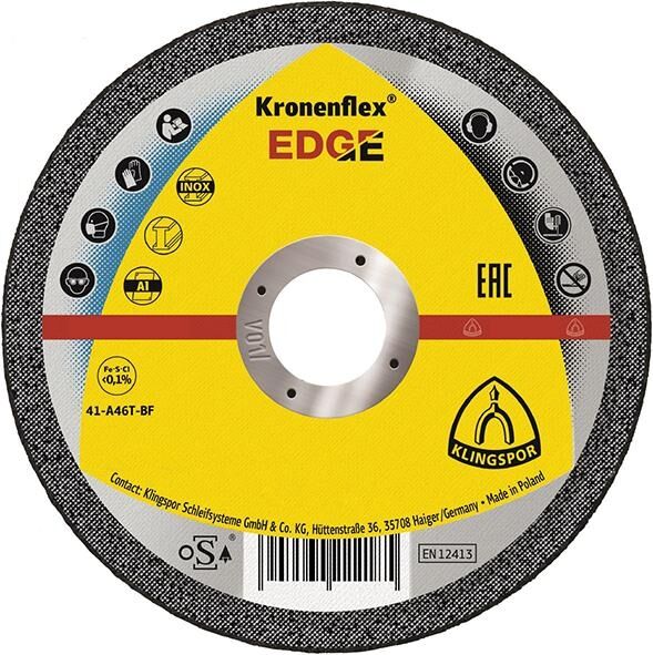 KLINGSPOR Trennscheibe EDGE Special 115x1,2x22,23mm gerade in Kunststoff-Box