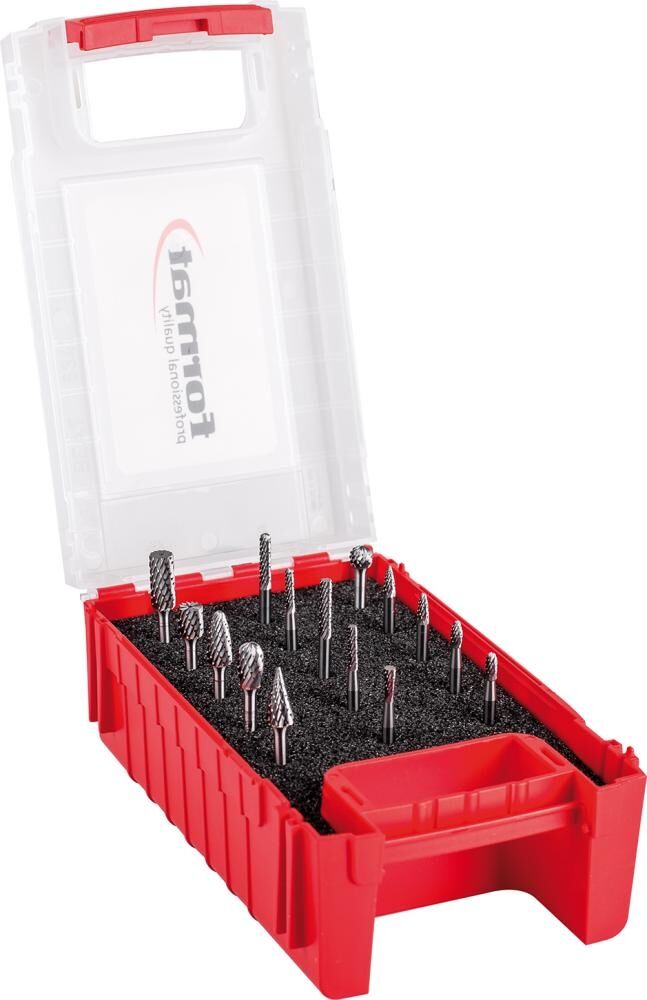 FORMAT Kleinfrässtift Set HM C 3mm 15-teilig