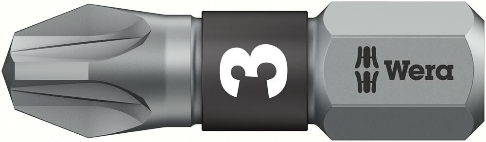 WERA Bit 1/4" PZ 3x25mm zähhart BiTorsion