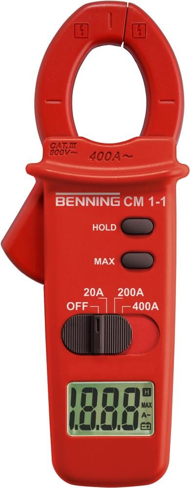 BENNING Digital-Stromzangen-Multimeter CM 1-1