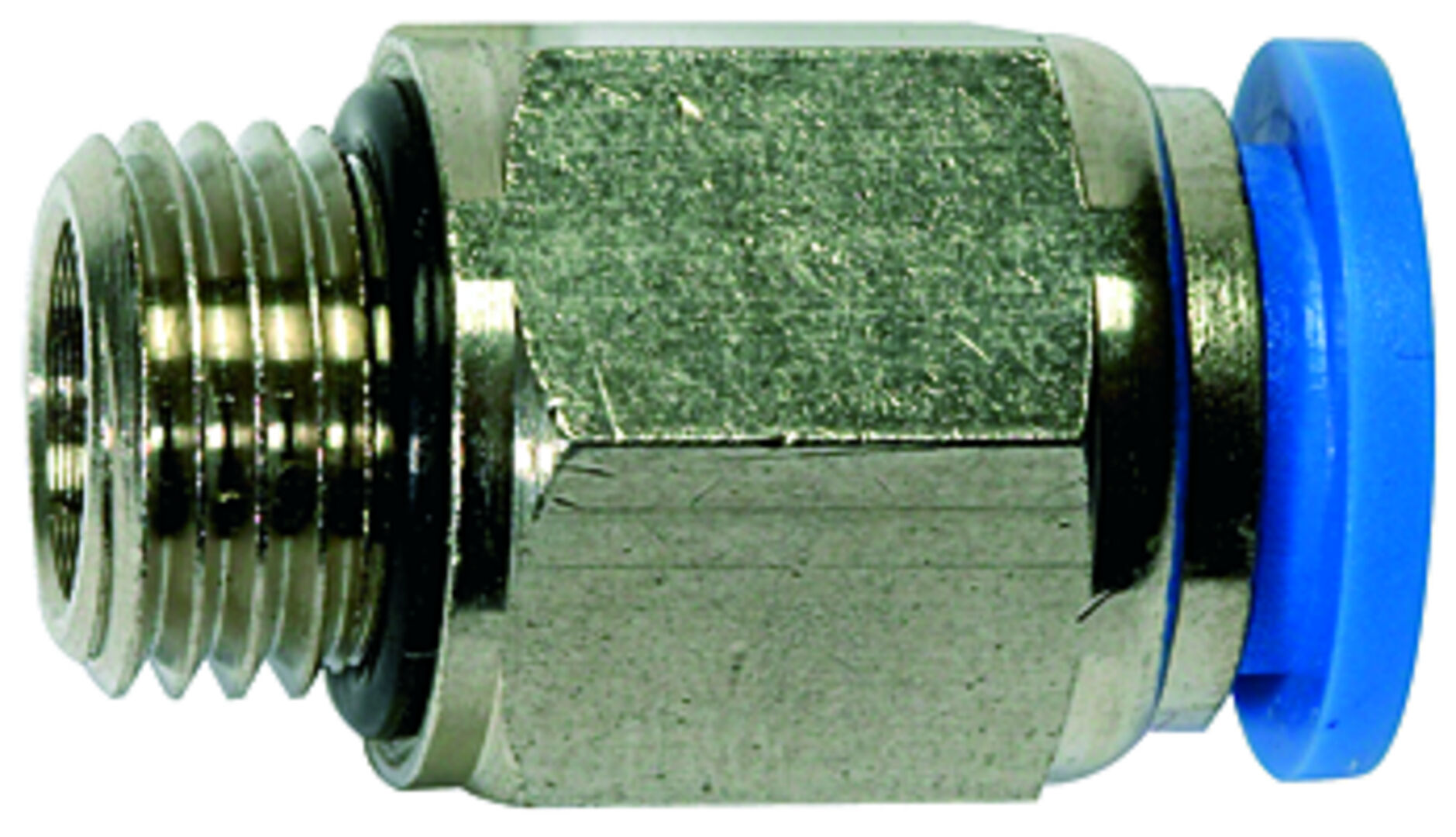 RIEGLER Steckverschraubung gerade B-Serie G 1/4" A Kunststoff D6