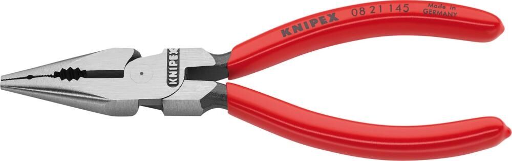 KNIPEX Spitz-Kombizange 145mm schwarz atramentiert 08 21 145