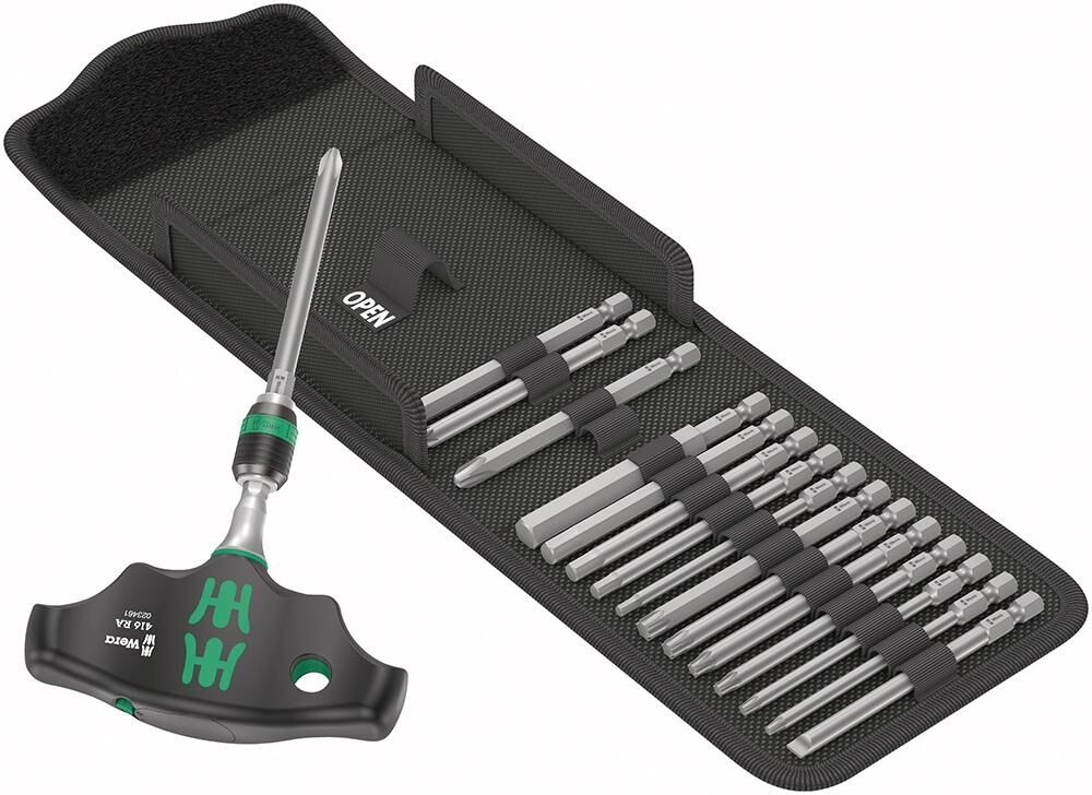 WERA Bit Set Kraftform Kompakt 17-teilig 400 RA