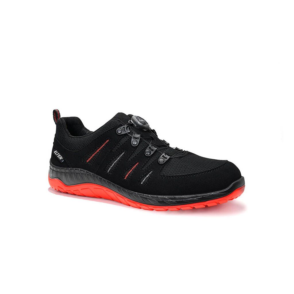 ELTEN Sicherheitsschuhe MADDOX S3 Gr. 46 ESD BOA black-red Low 729151