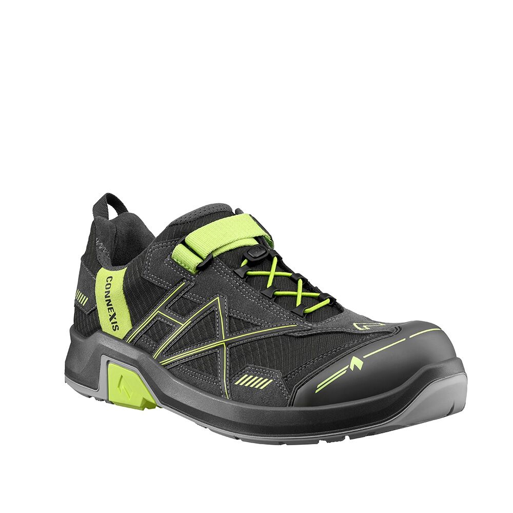 HAIX Sicherheitsschuhe CONNEXIS S1P Gr. 37 UK 4 grey/citrus Safety WS Low