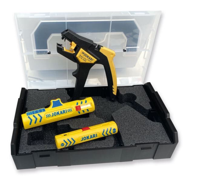 JOKARI Kabelverarbeitungs-Set 3-teilig Super 4 Pro Coaxi No. 1 SECURA No. 15