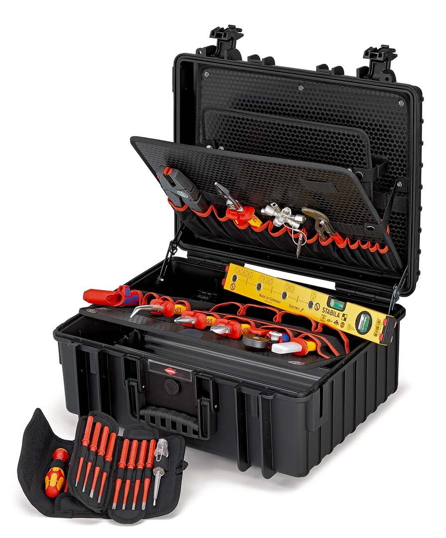 KNIPEX Werkzeugkoffer Robust34 Elektro 26-teilig 00 21 36