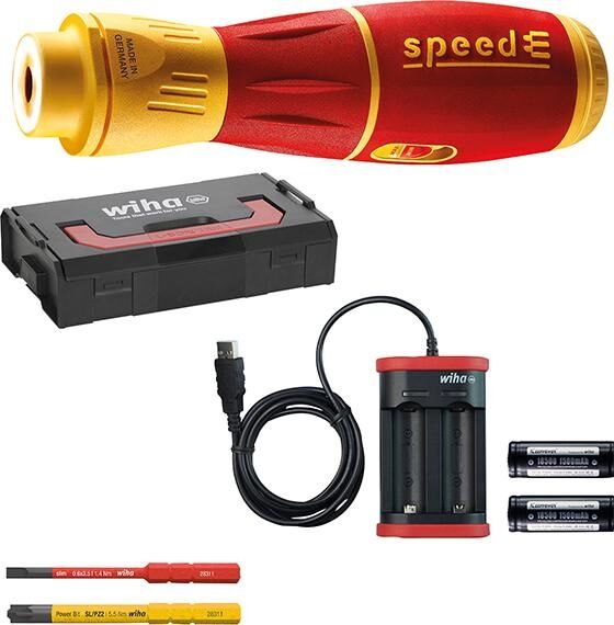 WIHA E-Schraubendreher speedE II electric 7-teilig
