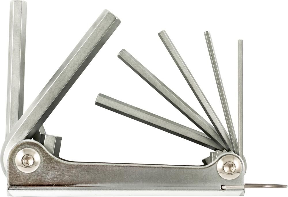FORTIS Schraubendreher Set 2,5-10mm Handklapphalter Metall sechskant 7-teilig