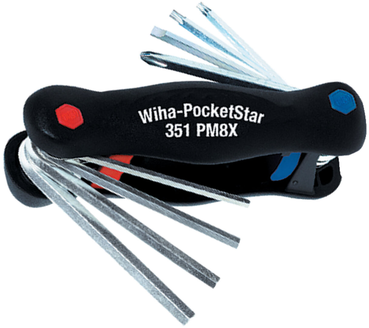 WIHA Klapphal. Mini-PocketStar 8tlg. kombiniert SB