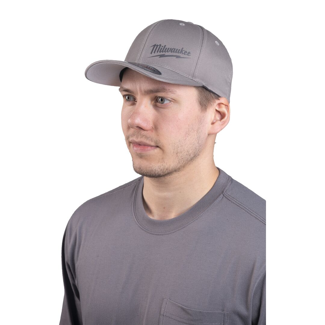 MILWAUKEE Basecap BCSGR-L/XL grau mit UV-Schutz