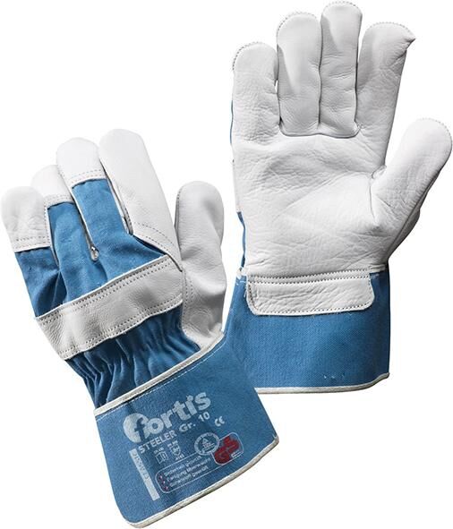 FORTIS Lederhandschuhe Steeler Gr. 10 Rindvollleder