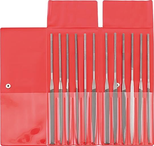 FORMAT Nadelfeilen Set 200mm H 0 12-teilig