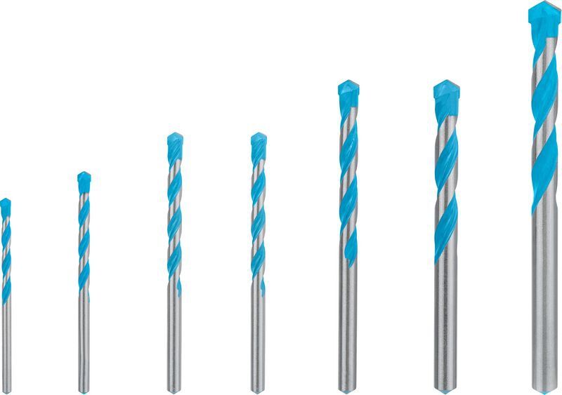 BOSCH Bohrer Set MultiConstruction Cyl-9 EXPERT zylindrisch 7-teilig