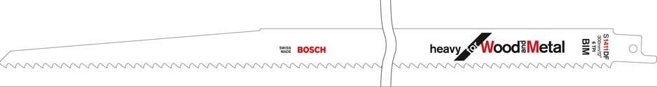 BOSCH Säbelsägeblatt 5St. Heavy for Wood/Metal S 1411 DF