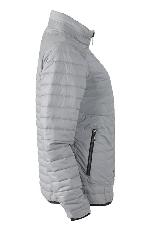 JAMES & NICHOLSON Steppjacke Damen Gr. S lightweight silver/black