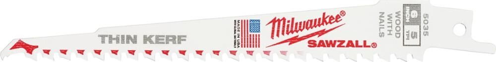 MILWAUKEE Säbelsägeblatt Demontage Universal 150x5mm HM-bestückt VE 50